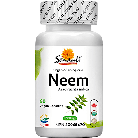 Organic Neem Capsules for Healthy Skin
